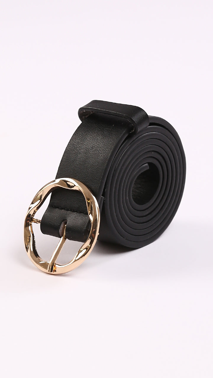 Zebra Leather Belt