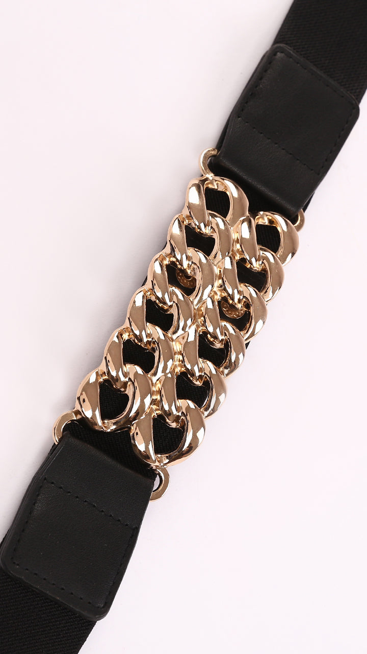 Black Stretchy Belt