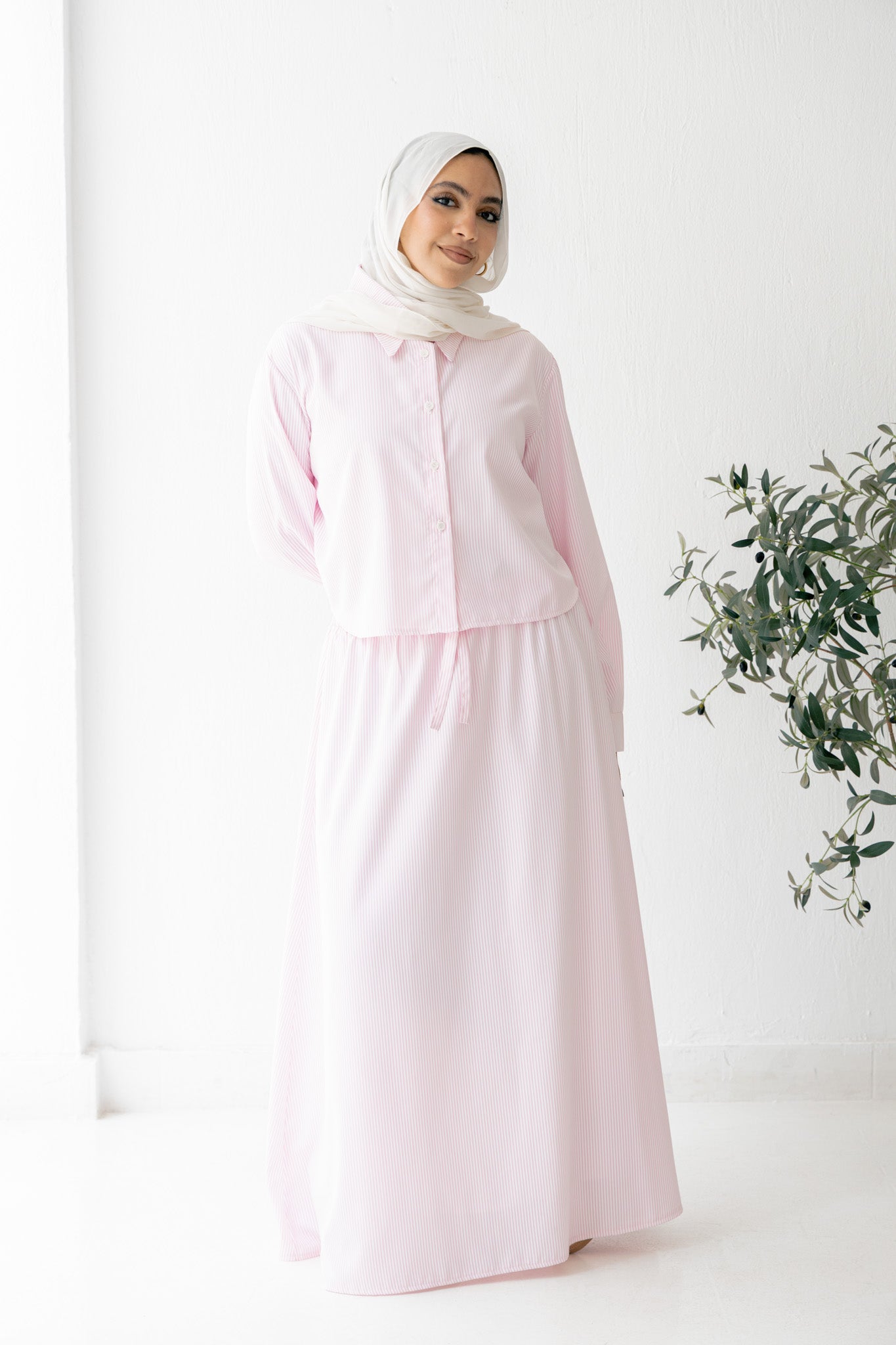 Poplin Striped Set