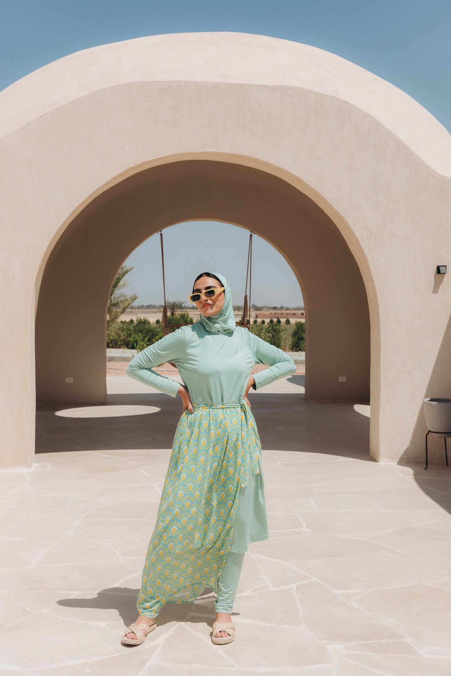 Sunny Wrapping Skirt Burkini