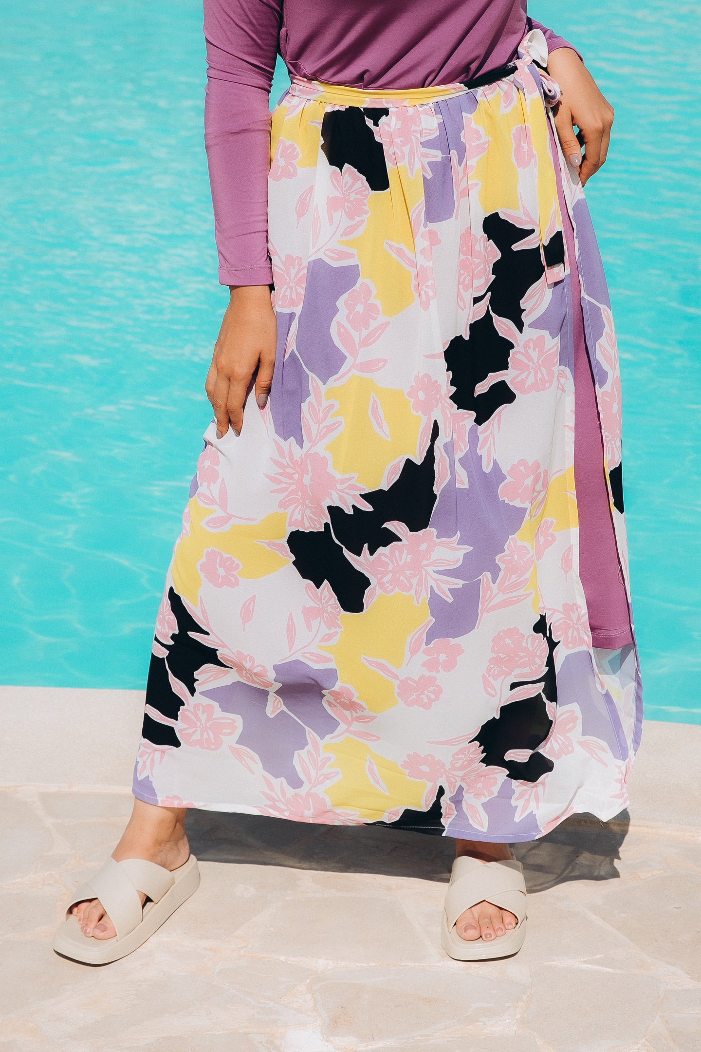 Candy Wrapping Skirt Burkini
