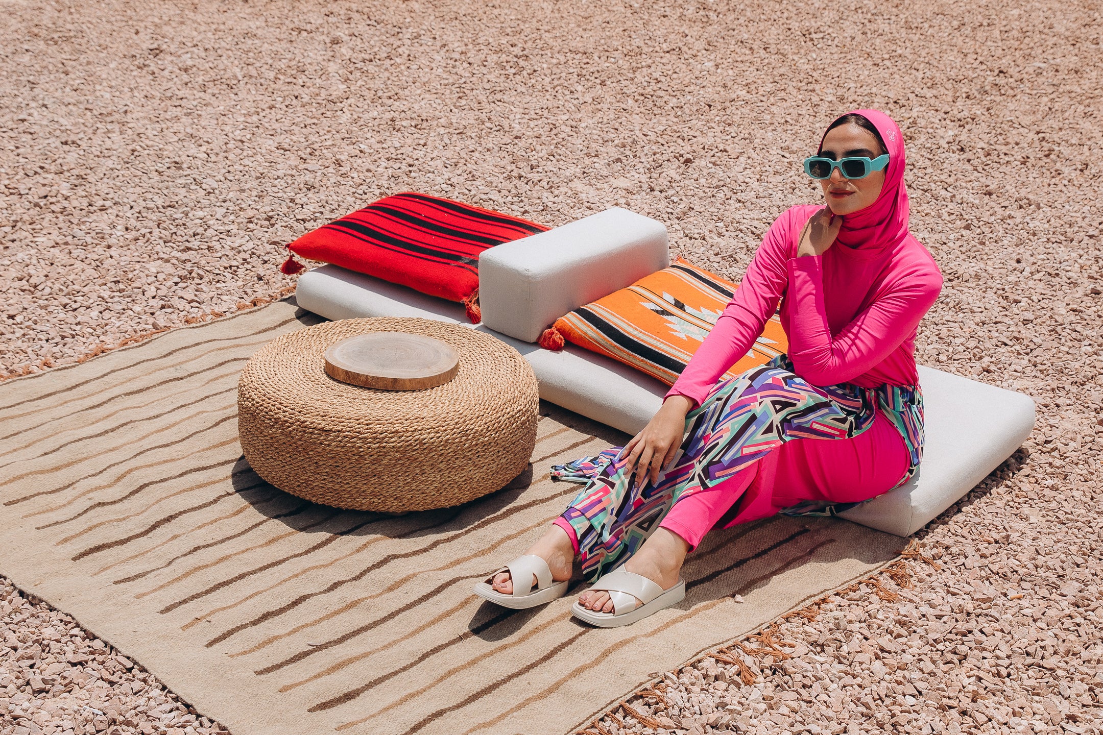 Cheerful Wrapping Skirt Burkini