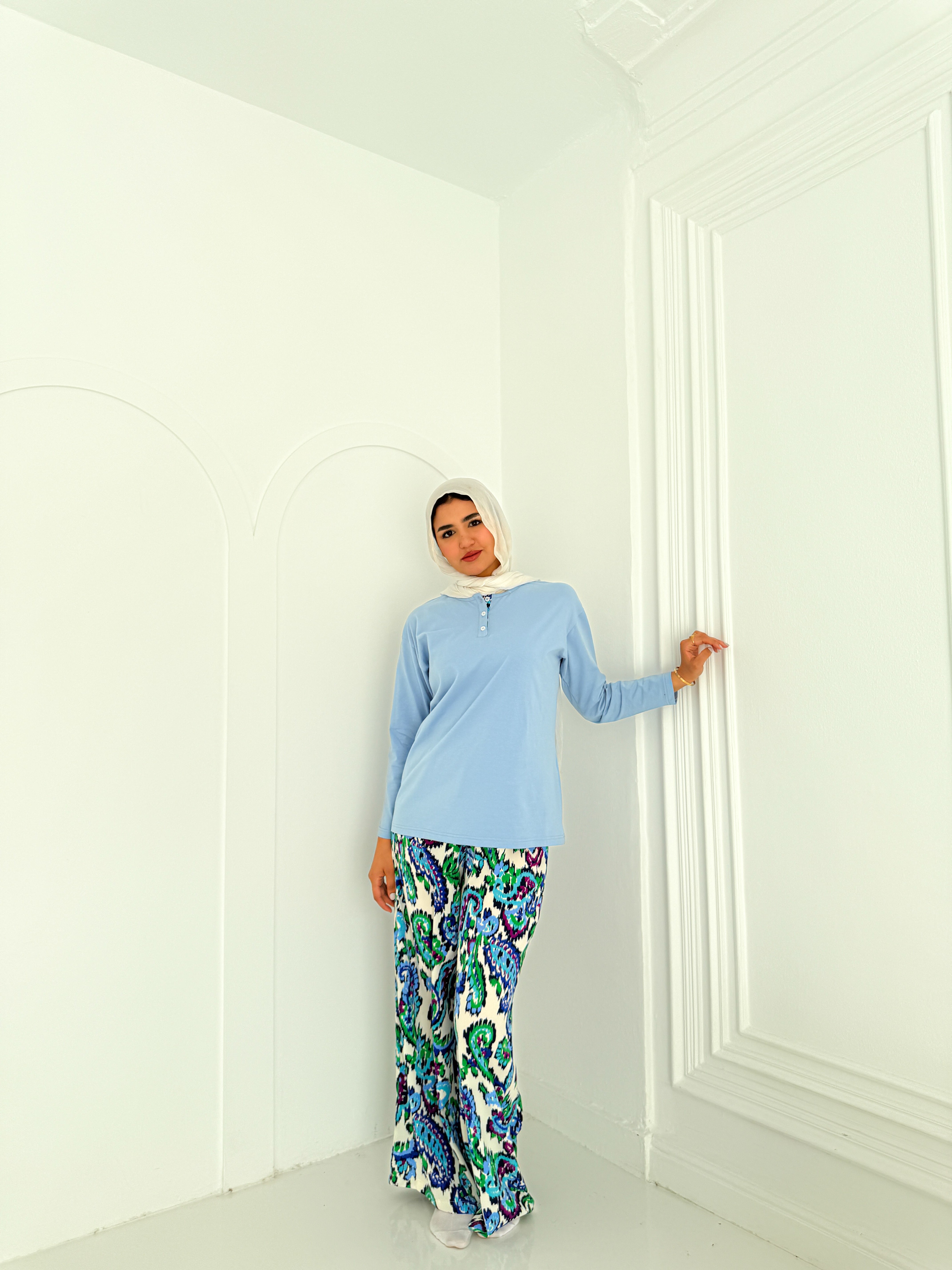 Light Blue Basic pajama