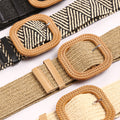 Straw Boho Belt