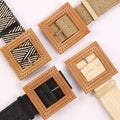 Square Straw Belt