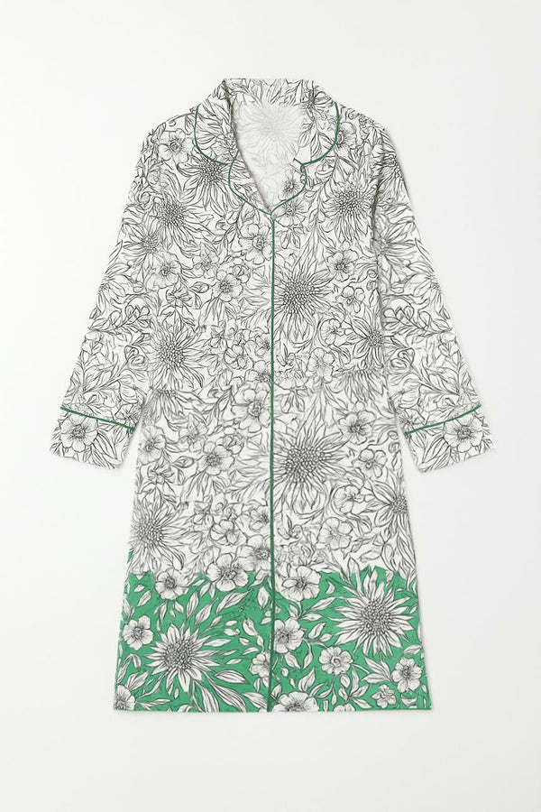 Green Satin NightShirt