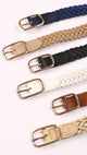 Leather Braided Belt
