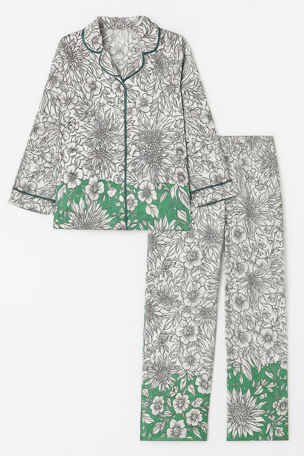Green Satin Pajama