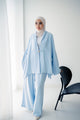 One Button Linen Set