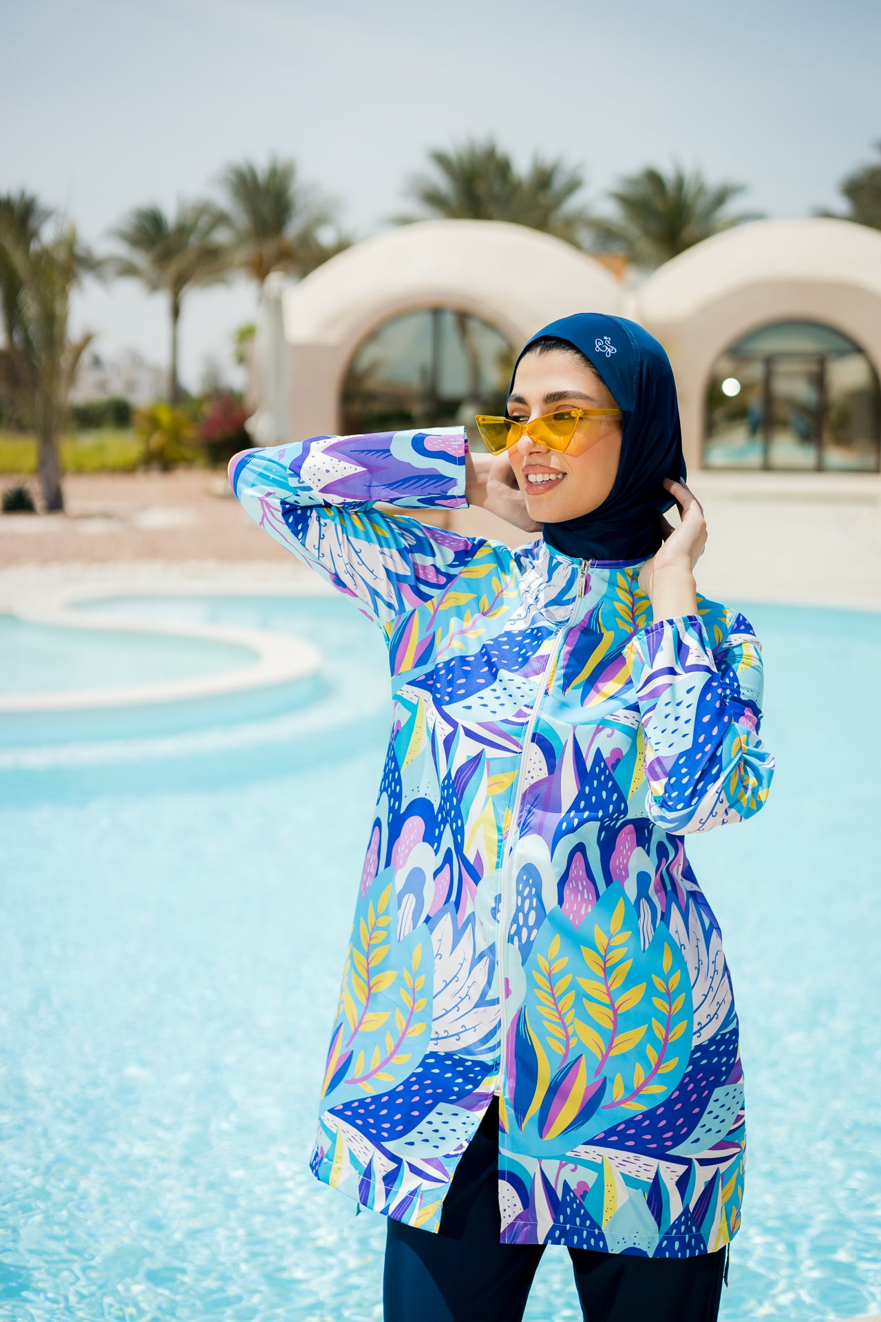 Sparkling  Burkini Top Only