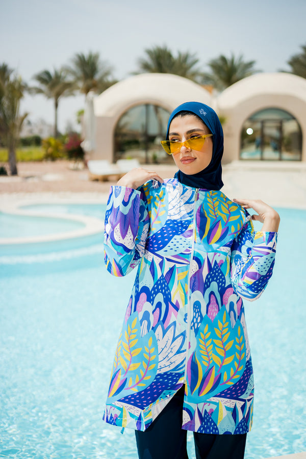 Sparkling  Burkini Top Only