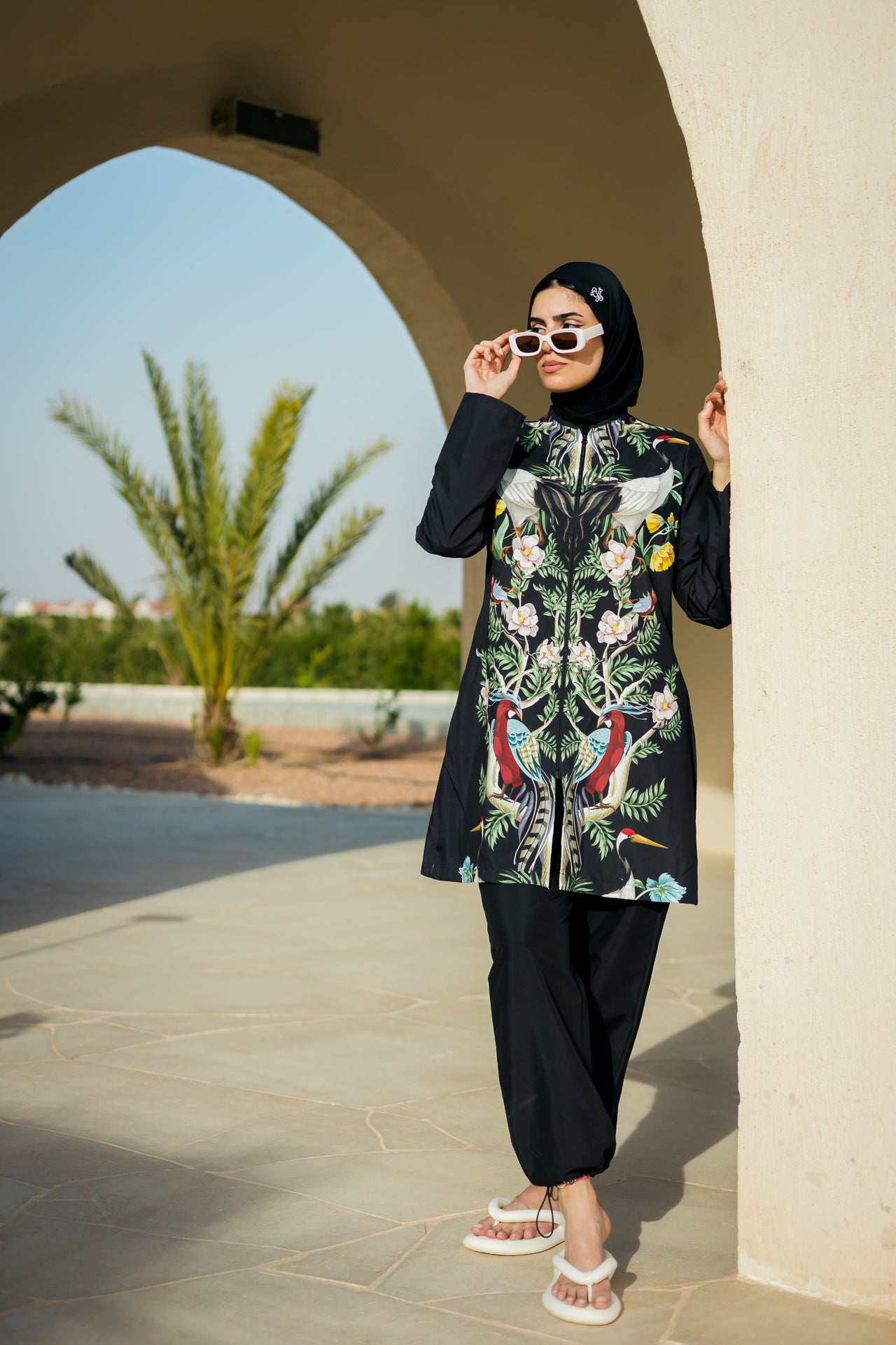Parrot Burkini Top Only