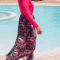 Colorful  Wrapping Skirt Burkini