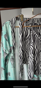Zebra Satin Nightgown Pajama