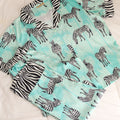 Zebra Satin Half-sleeves Pajama