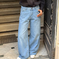 Wide leg jeans