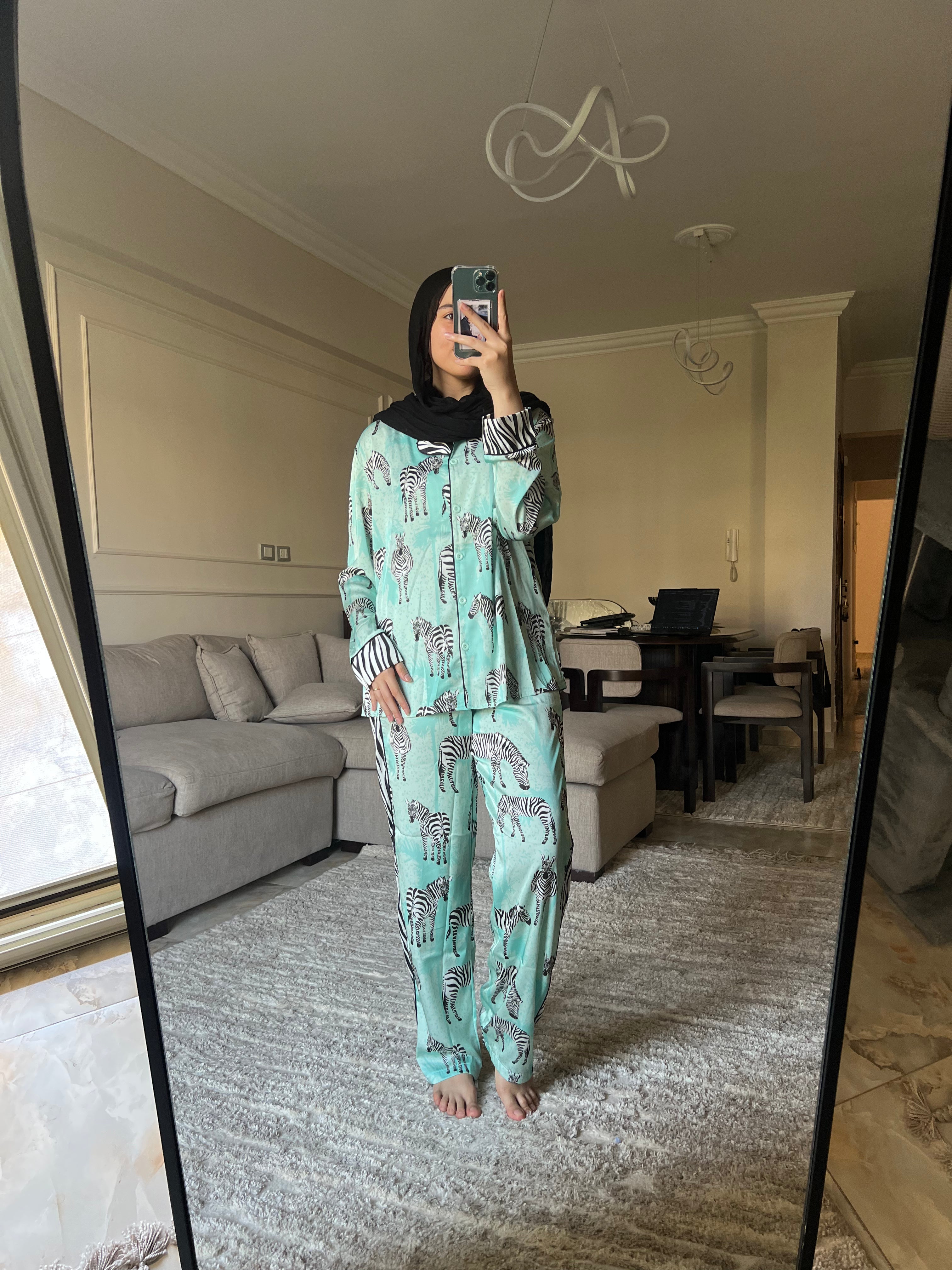 Zebra Satin Pajama