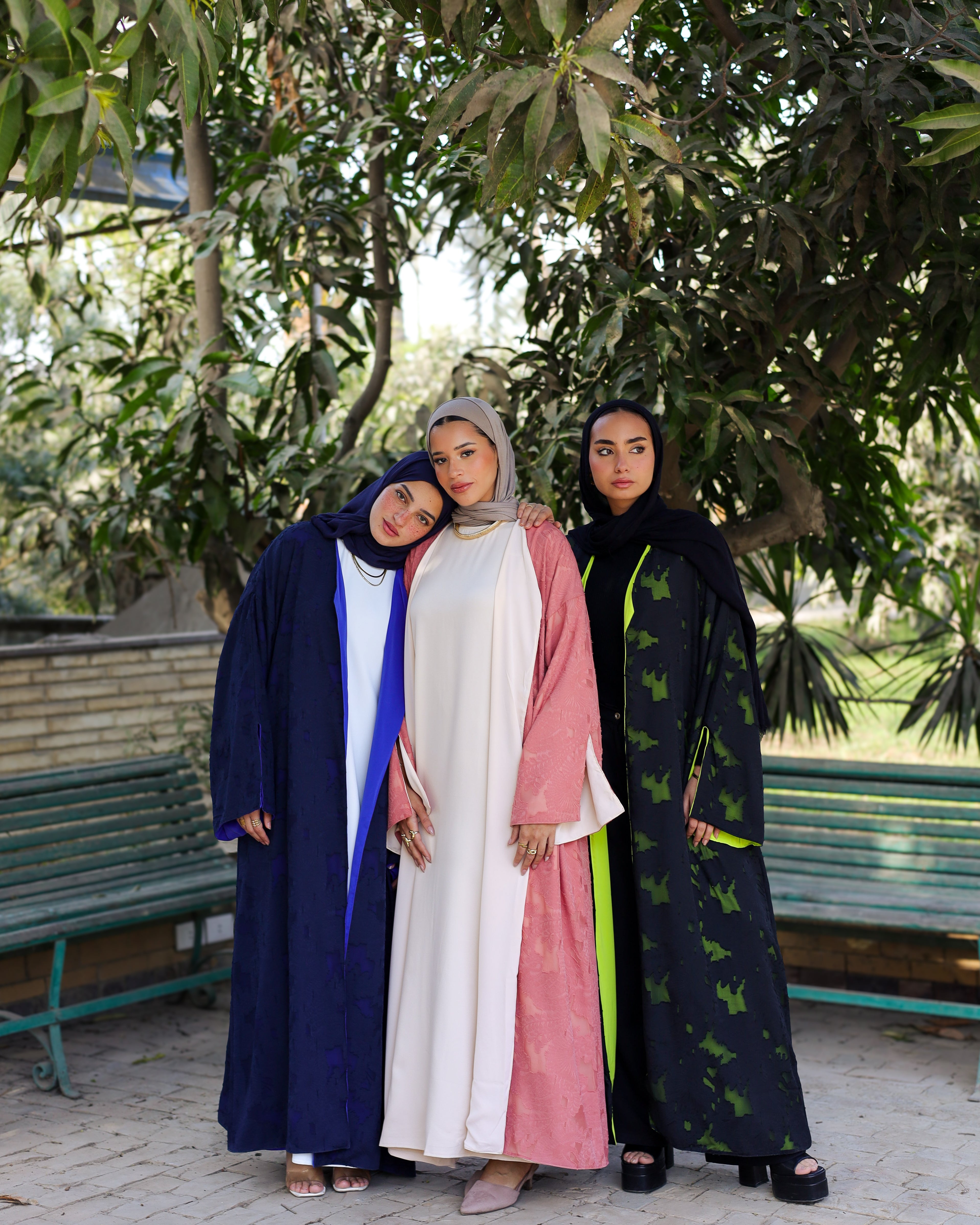 Duple Face Open Abaya