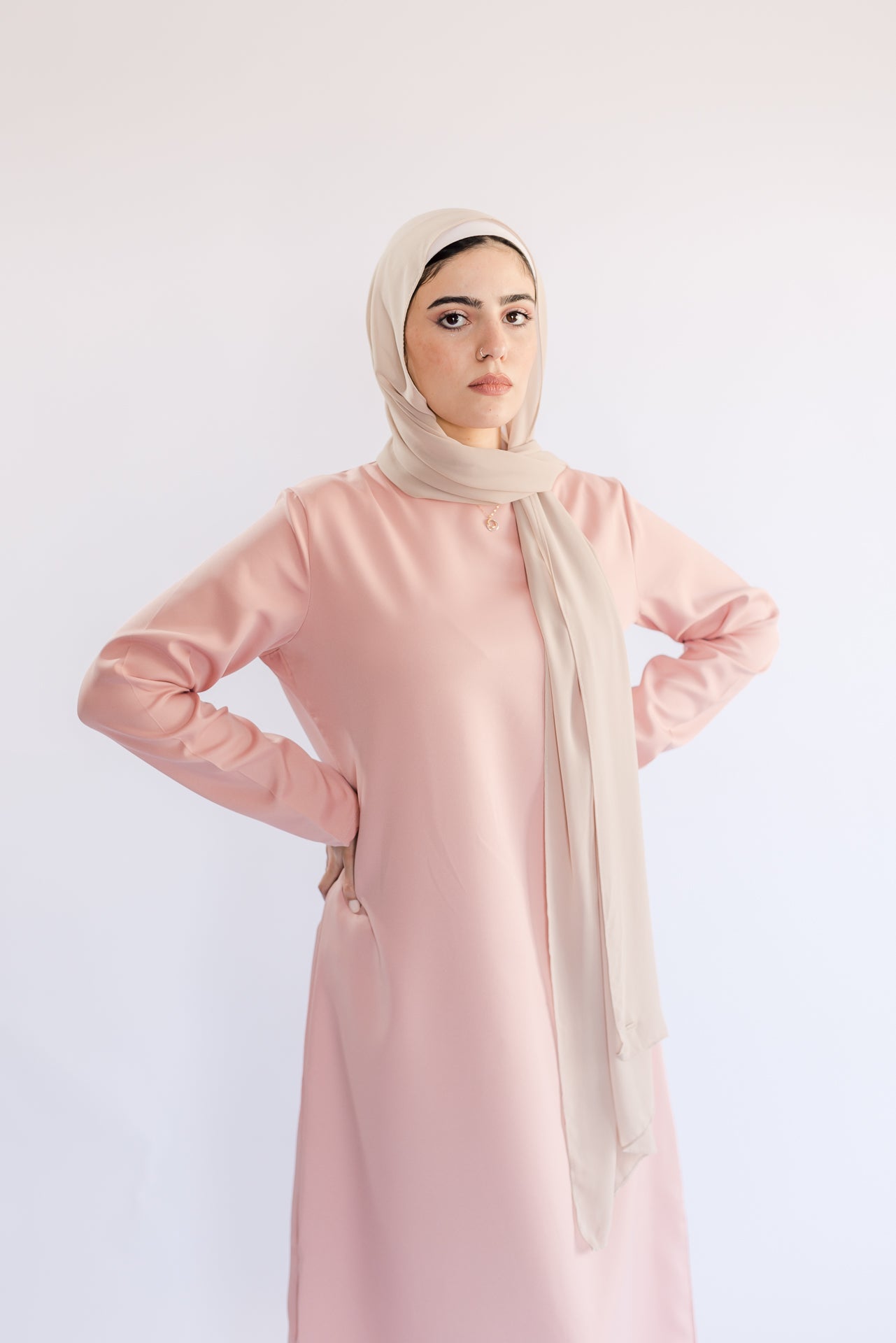 Long Sleeves Basic Dress
