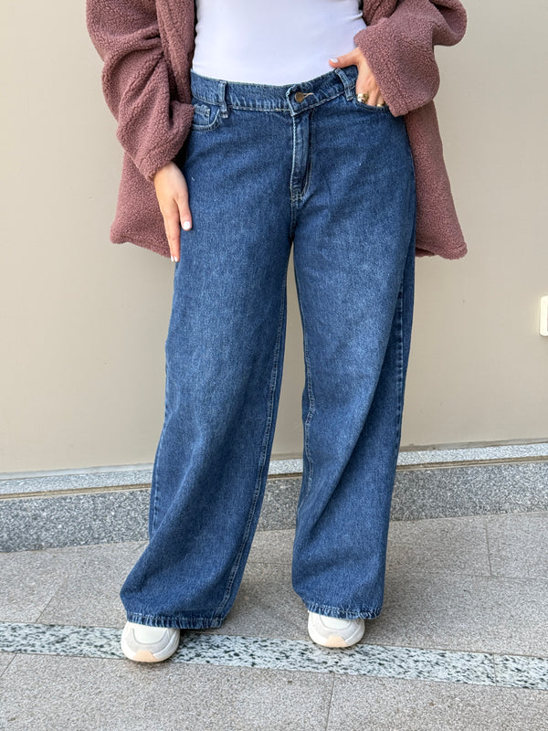 Wide leg jeans
