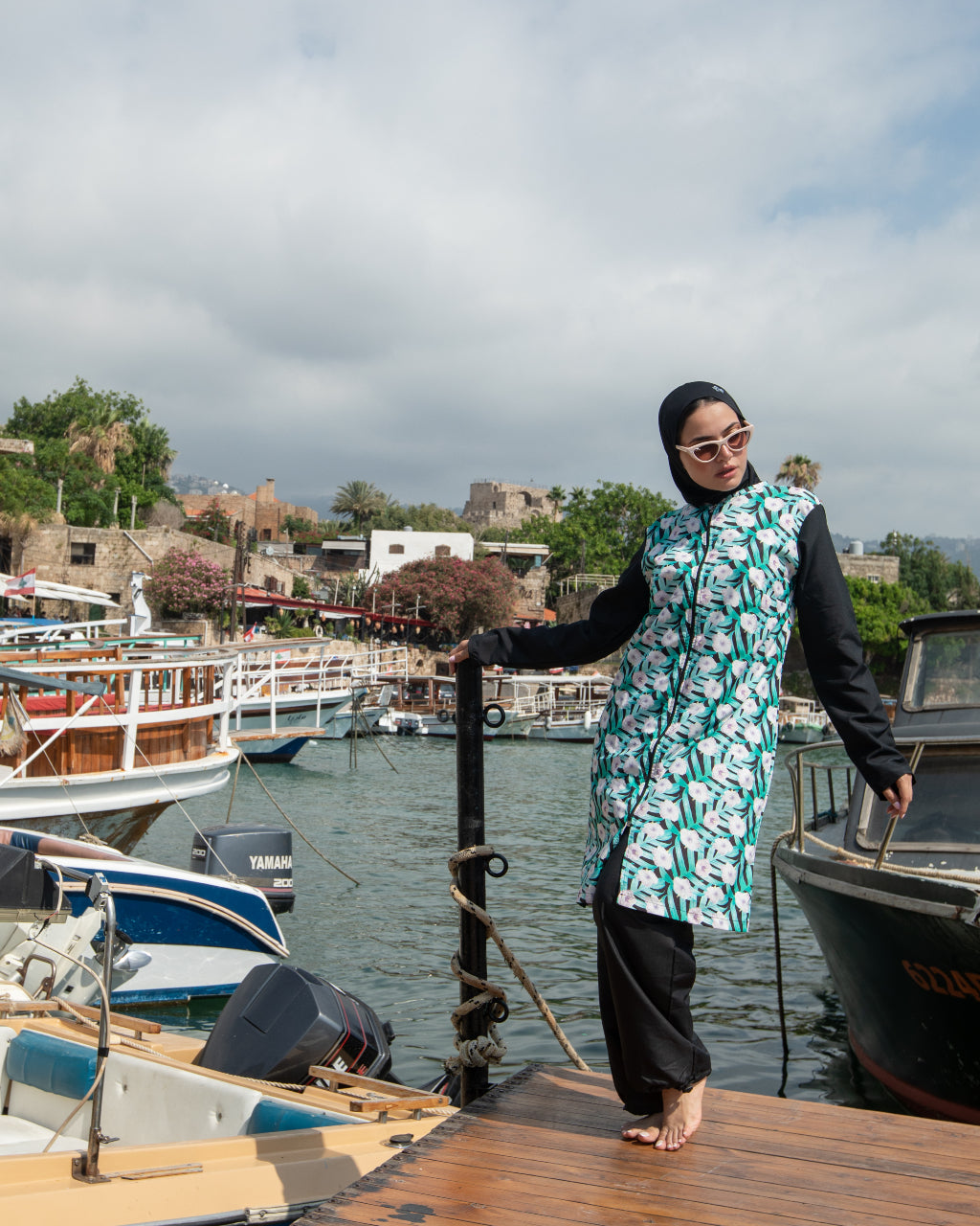 Flowery Burkini