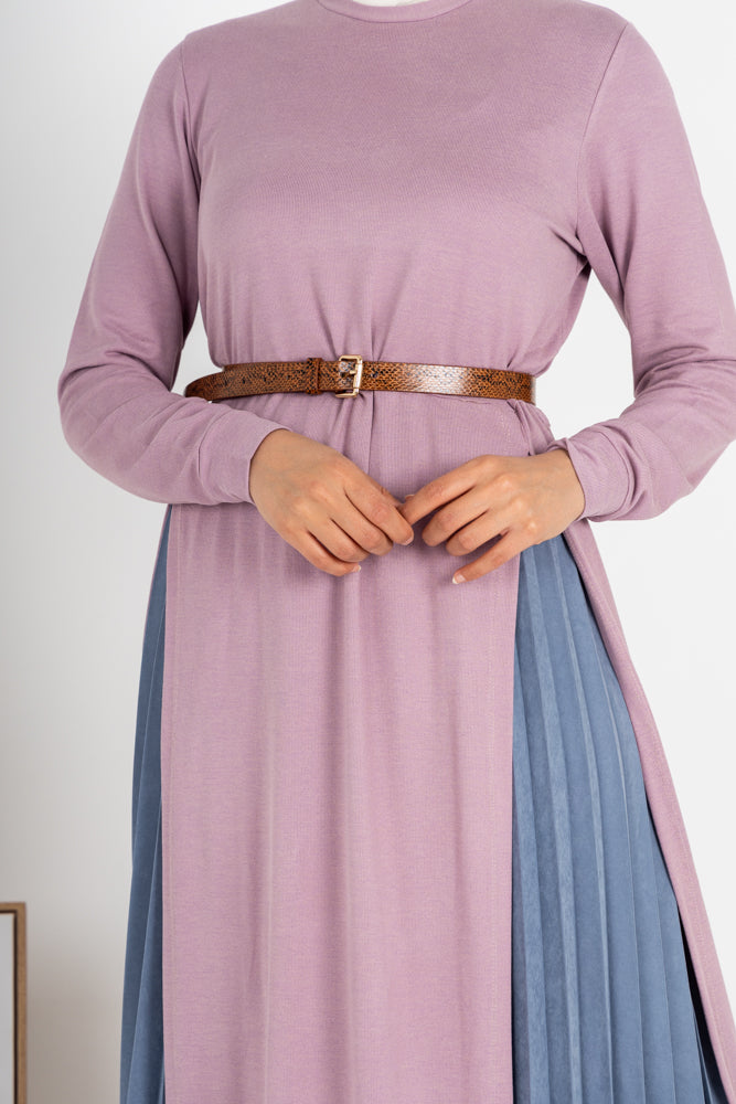 Mauve Open Tunic