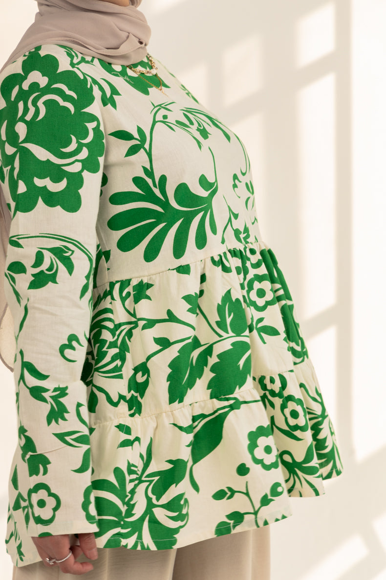 Flowery Blouse