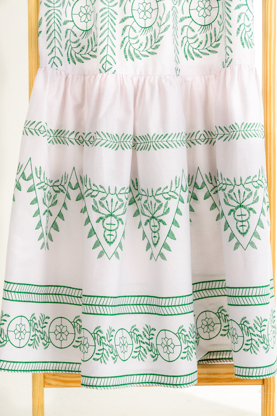 Green Border Skirt