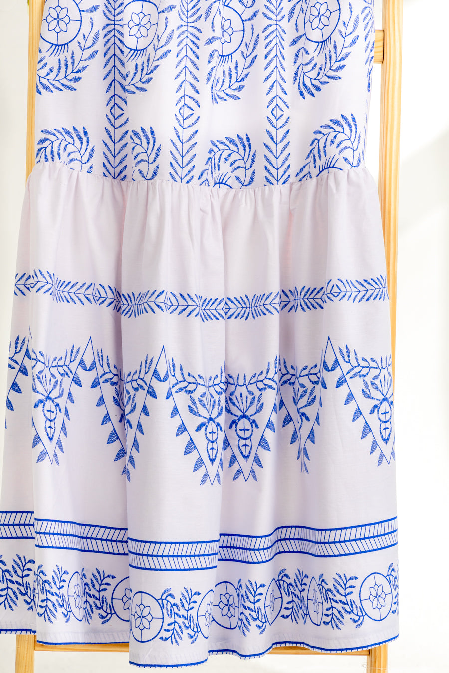 Blue Border Skirt