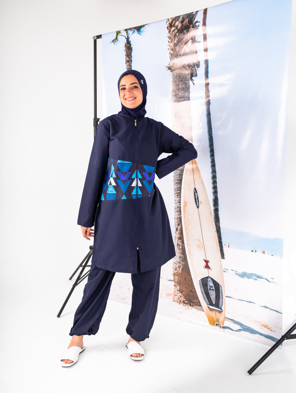 Blue Triangle Burkini