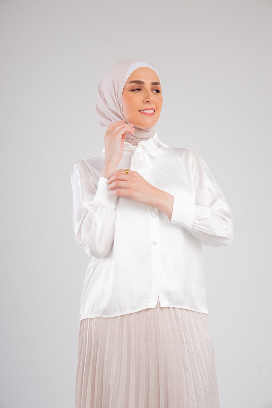 Tie Stan Blouse