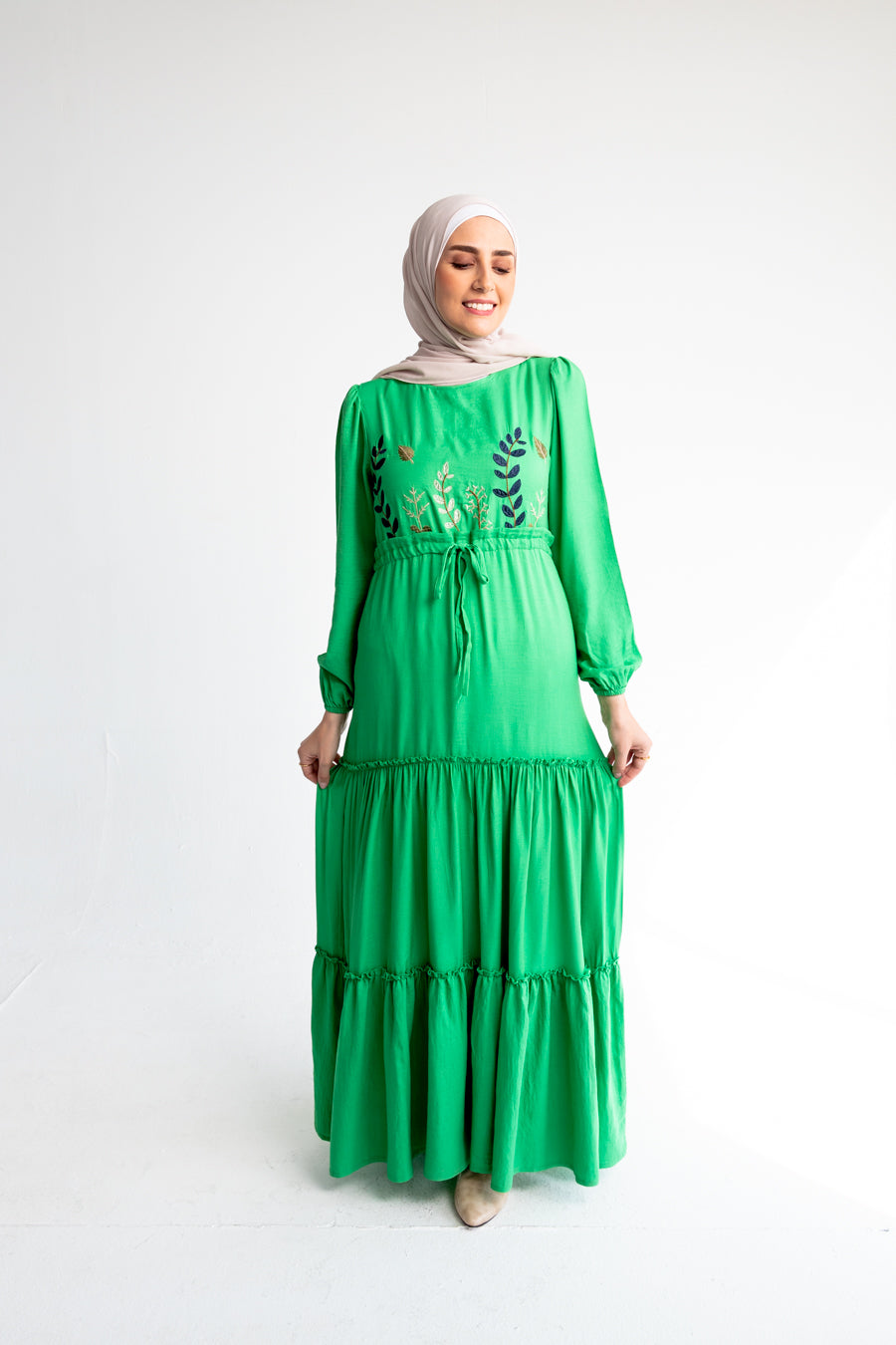Mint Leaves Dress