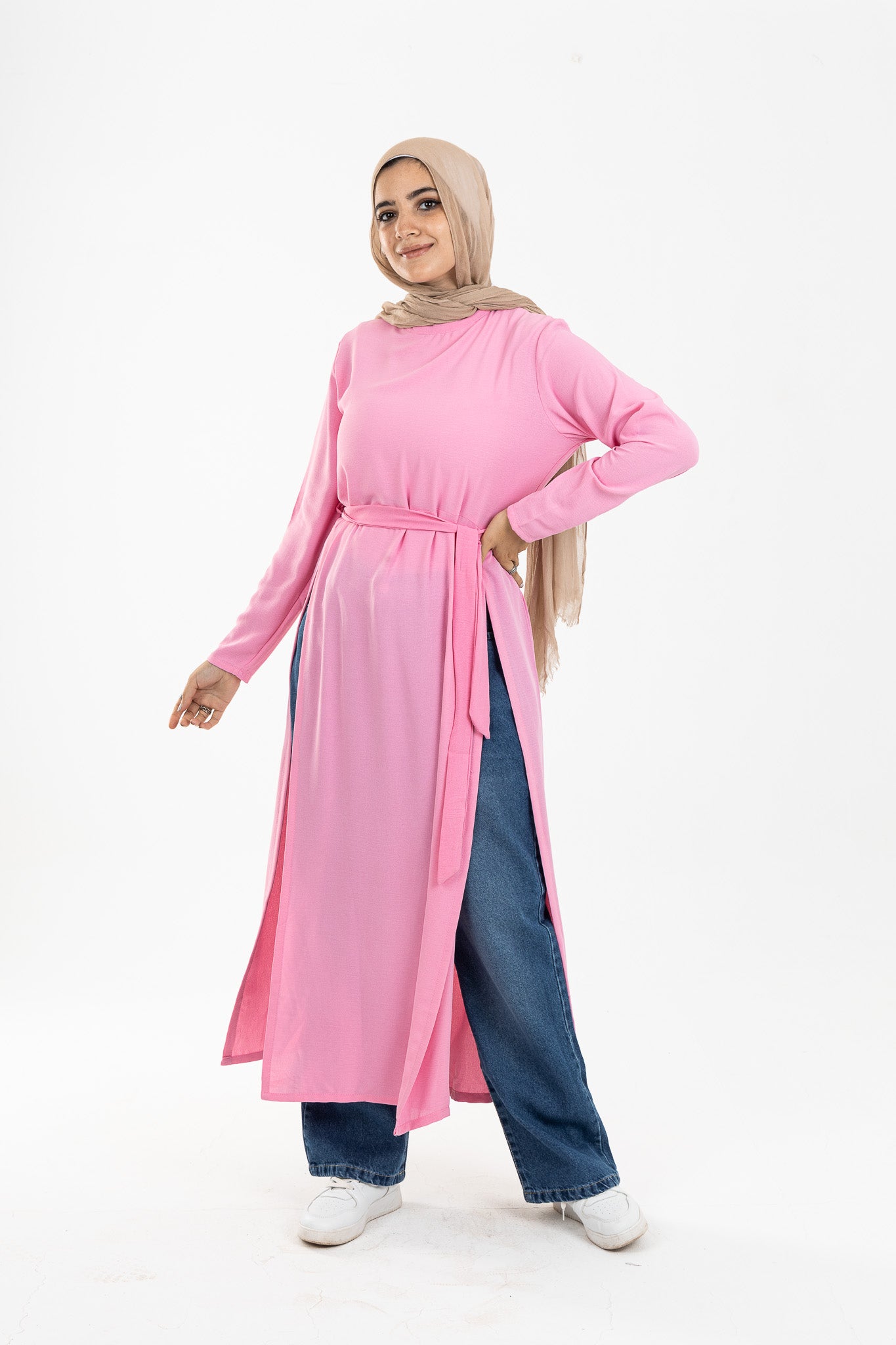 Pink Open Tunic