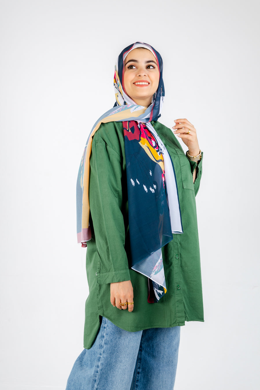 Olive Oversize Chemise