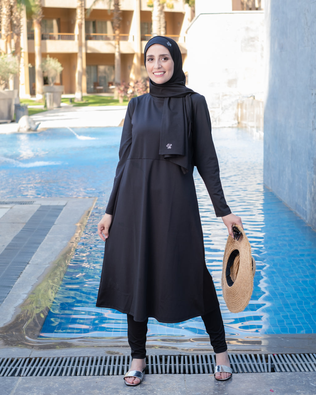 Sportive Plain Burkini
