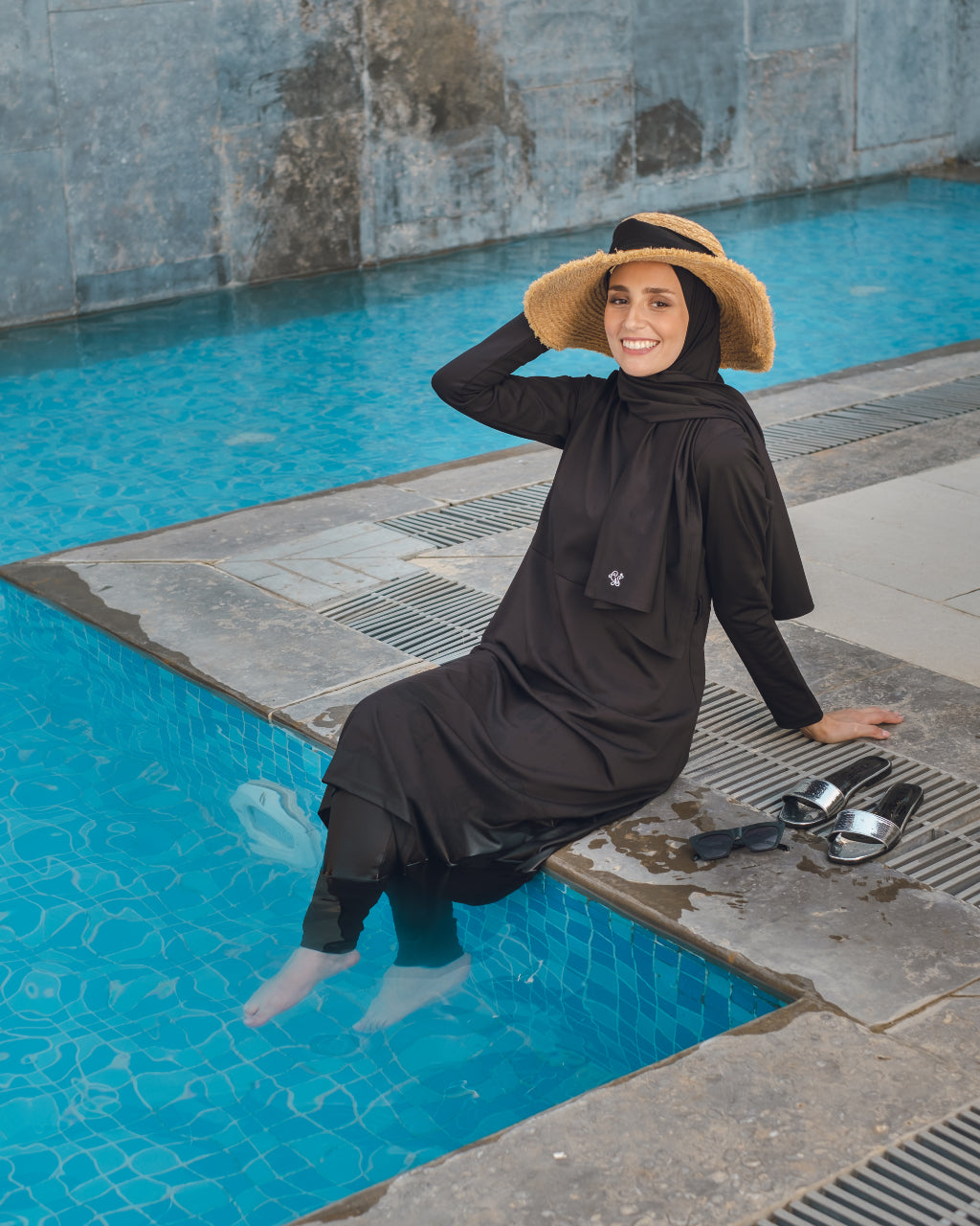 Sportive Plain Burkini