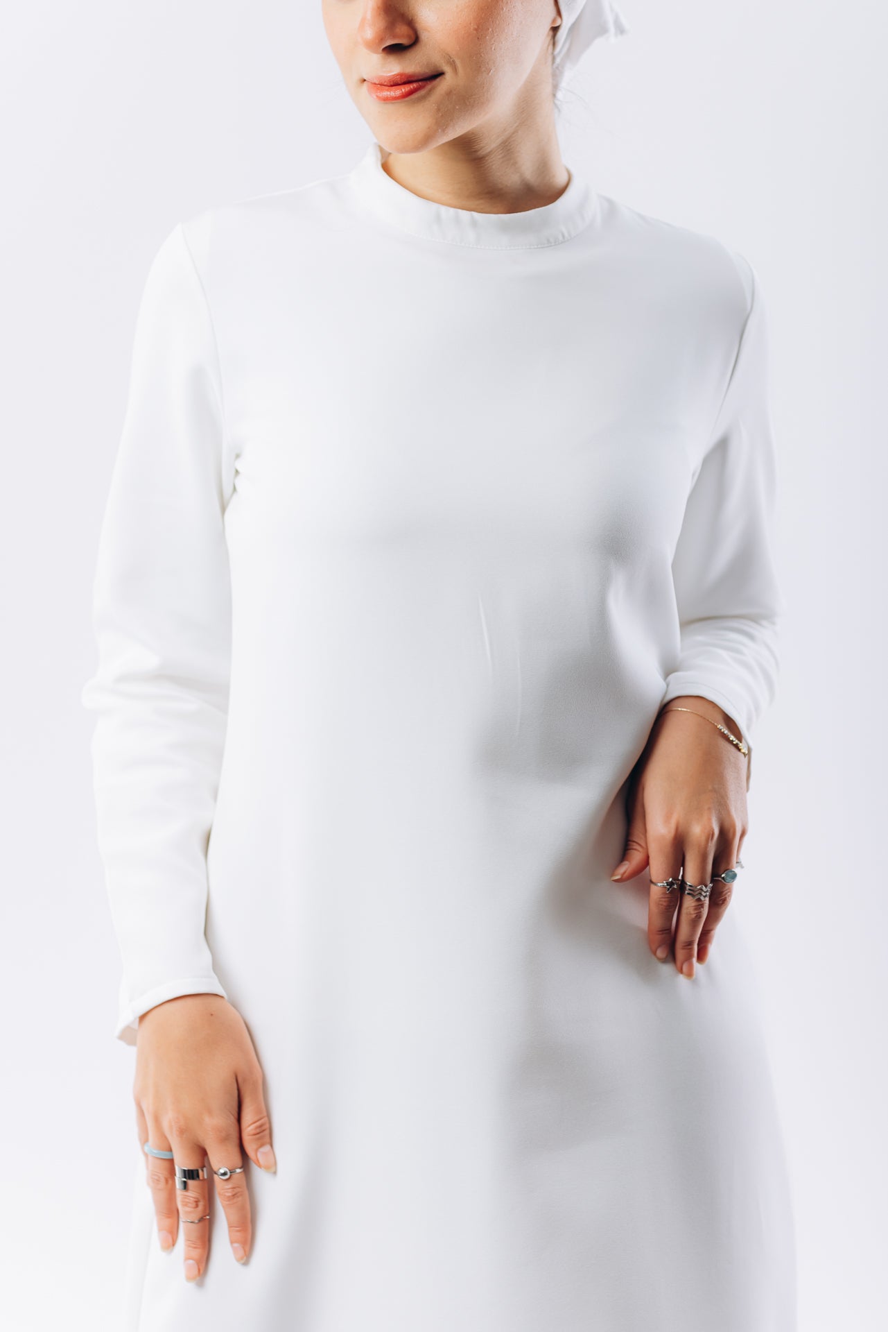 Long Sleeves Basic Dress
