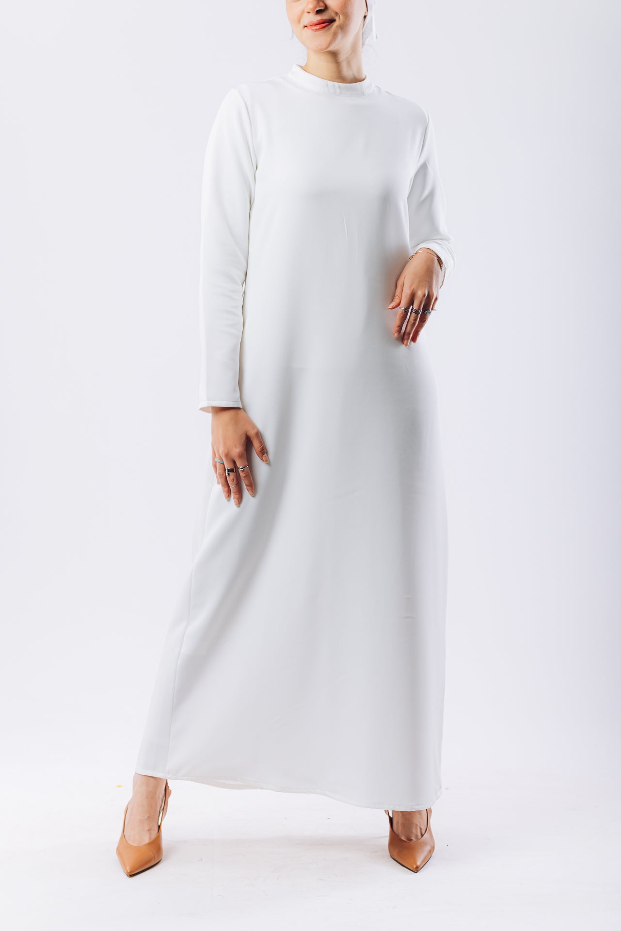 Long Sleeves Basic Dress