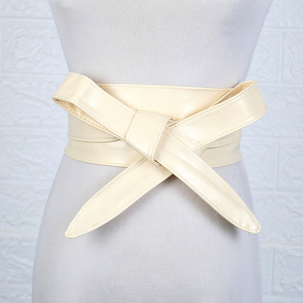 Bow beige Belt