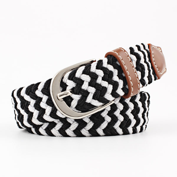 Houndstooth black&white Belt