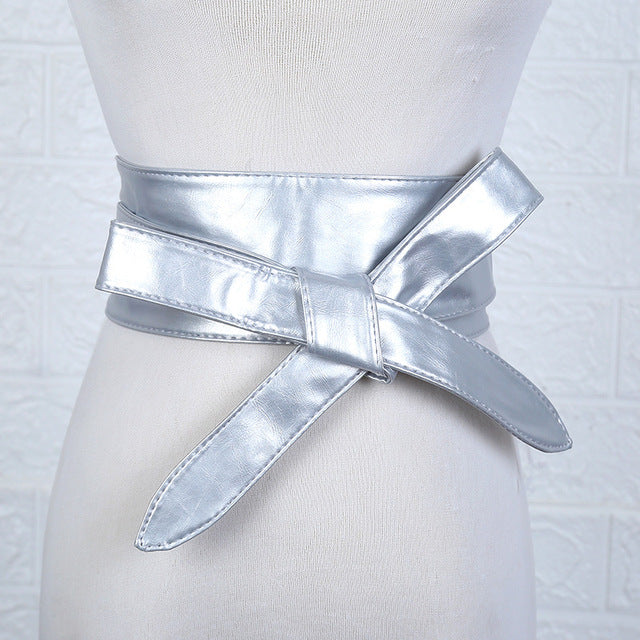 Bow silver Belt