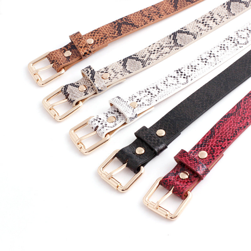 Twisted Brown Leather Belt