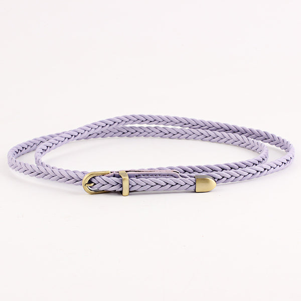 purple Plait Belt