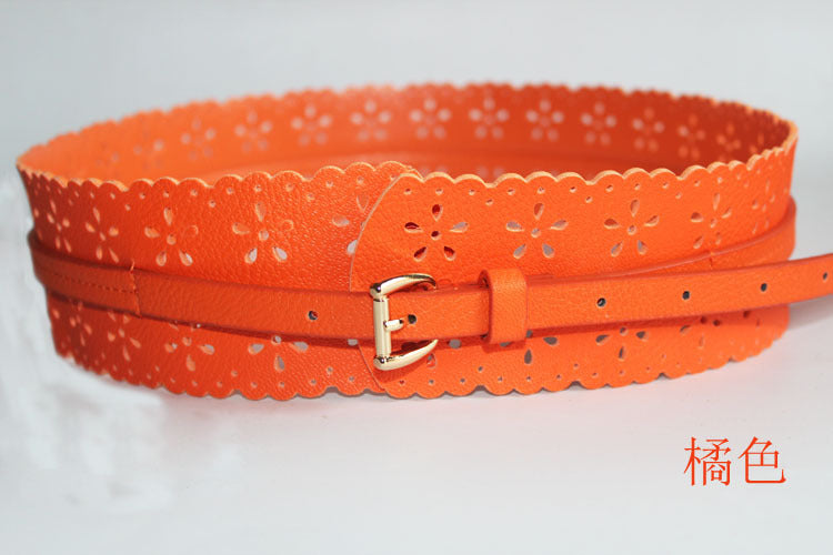 Flower Orange Belt