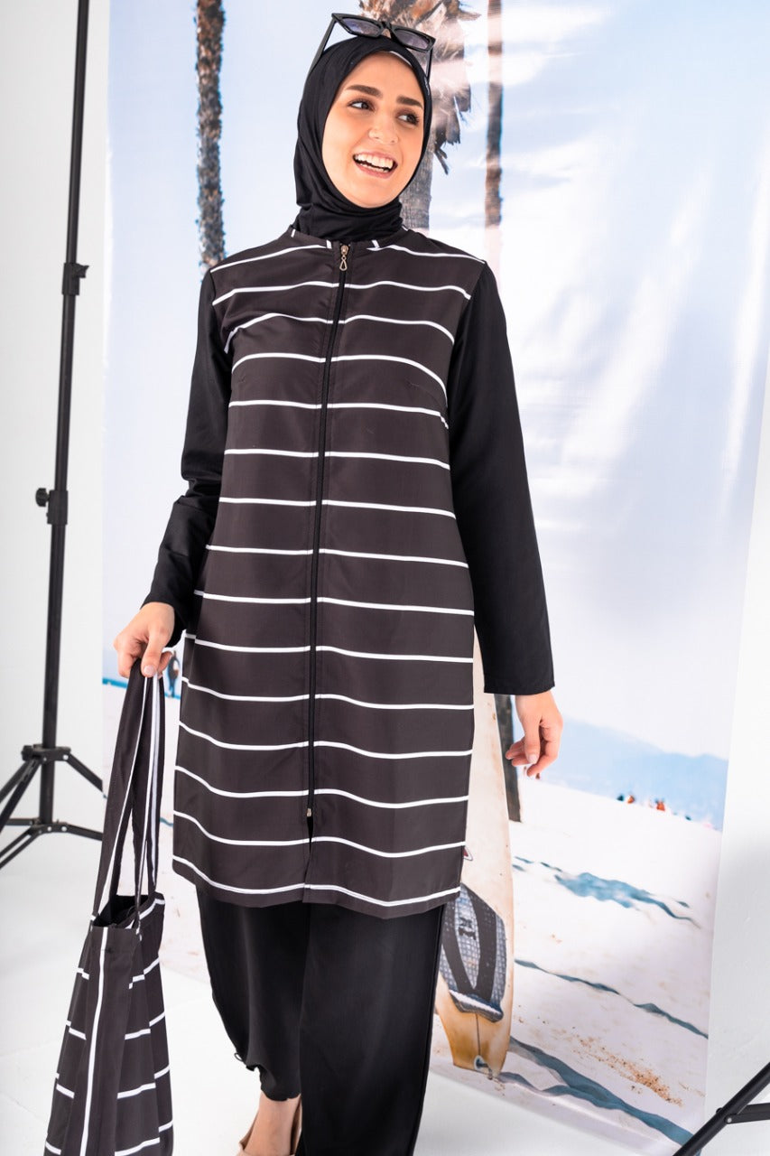 Stripped Burkini