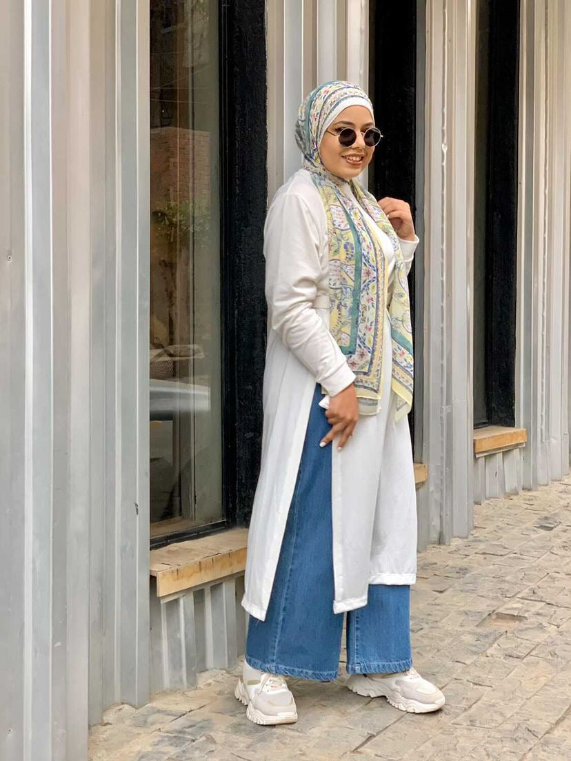 White Open Tunic
